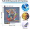 Tiger Diamond Painting Kits for Adults, 5D Tiger Full Drill Diamond Art, DIY Colourful Animal Diamond Art Kit Gem Art for Home Wall Decor 12 X12 inch Tiger